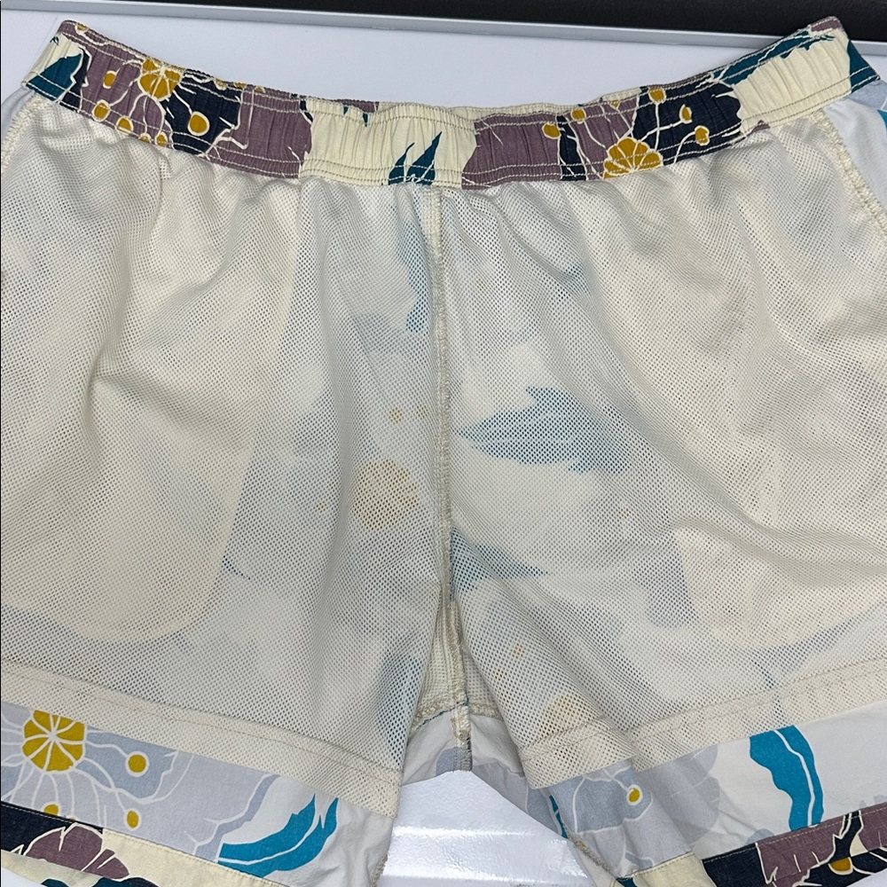 Floral Drawstring Swim Trunks - Picture 10 of 11